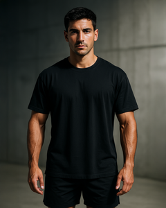 REMERA OVERSIZE KOBE - NEGRA - Focus